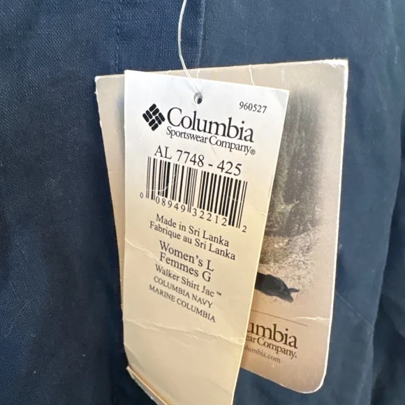 Columbia sportswear Company linen blend walker shirt jack - Picture 3 of 7